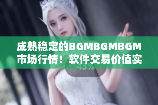 成熟穩(wěn)定的BGMBGMBGM市場行情！軟件交易價(jià)值實(shí)現(xiàn)增長