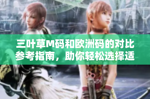 三葉草M碼和歐洲碼的對(duì)比參考指南，助你輕松選擇適合的計(jì)算機(jī)軟件