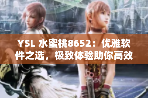 YSL 水蜜桃8652：優(yōu)雅軟件之選，極致體驗助你高效工作