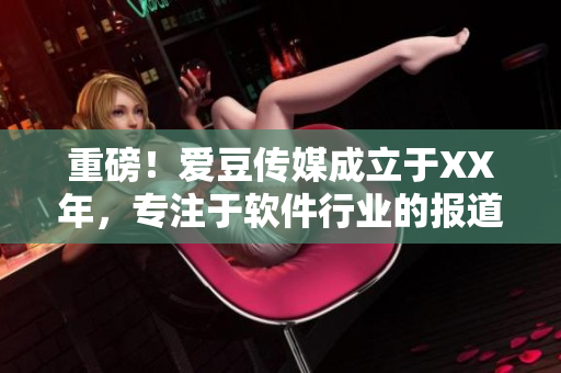 重磅！愛豆傳媒成立于XX年，專注于軟件行業(yè)的報(bào)道和分析