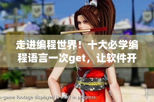走進(jìn)編程世界！十大必學(xué)編程語(yǔ)言一次get，讓軟件開(kāi)發(fā)零難度！