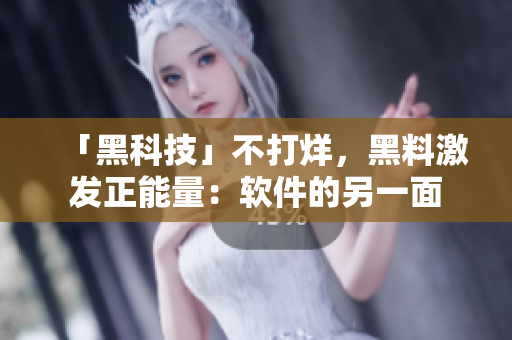 「黑科技」不打烊，黑料激發(fā)正能量：軟件的另一面