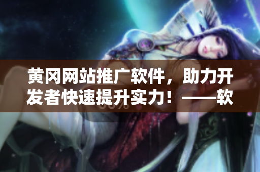 黃岡網(wǎng)站推廣軟件，助力開發(fā)者快速提升實(shí)力！——軟件開發(fā)者的最佳伴侶