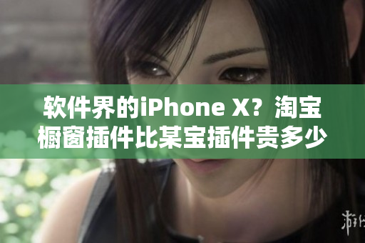 軟件界的iPhone X？淘寶櫥窗插件比某寶插件貴多少？