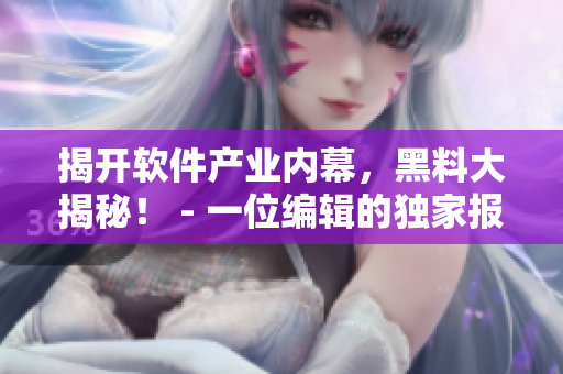 揭開軟件產(chǎn)業(yè)內(nèi)幕，黑料大揭秘！ - 一位編輯的獨(dú)家報(bào)道