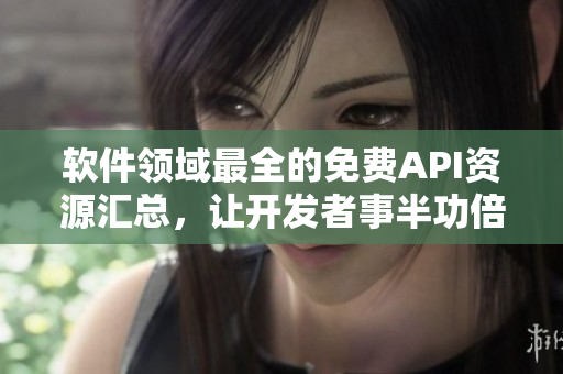 軟件領(lǐng)域最全的免費(fèi)API資源匯總，讓開發(fā)者事半功倍！
