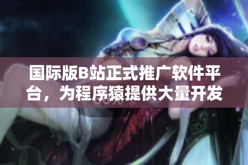 國(guó)際版B站正式推廣軟件平臺(tái)，為程序猿提供大量開(kāi)發(fā)資源與經(jīng)驗(yàn)分享