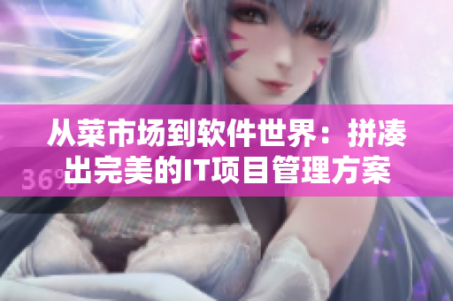 從菜市場到軟件世界：拼湊出完美的IT項(xiàng)目管理方案