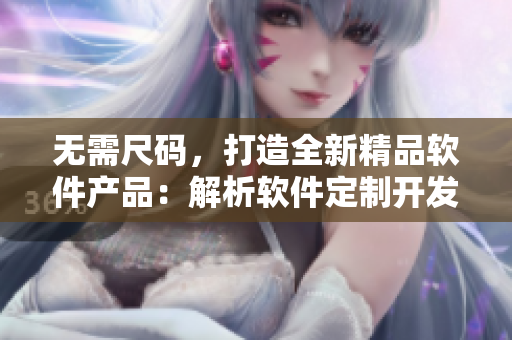 無(wú)需尺碼，打造全新精品軟件產(chǎn)品：解析軟件定制開(kāi)發(fā)之道