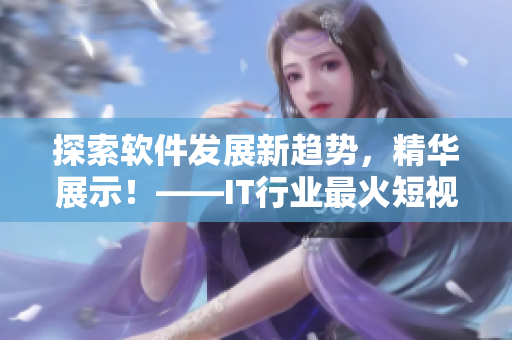 探索軟件發(fā)展新趨勢(shì)，精華展示！——IT行業(yè)最火短視頻網(wǎng)站隆重登場(chǎng)！