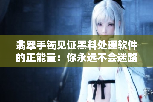 翡翠手鐲見證黑料處理軟件的正能量：你永遠不會迷路！