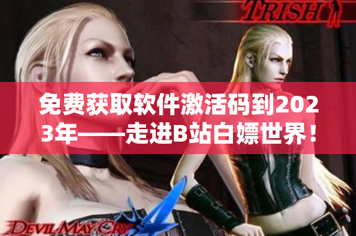 免費(fèi)獲取軟件激活碼到2023年——走進(jìn)B站白嫖世界！