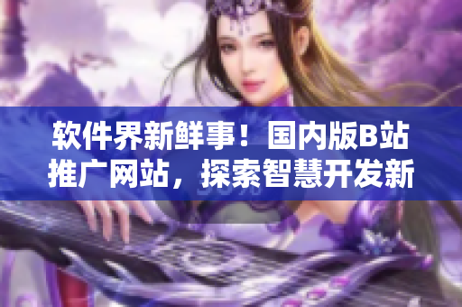 軟件界新鮮事！國(guó)內(nèi)版B站推廣網(wǎng)站，探索智慧開發(fā)新天地