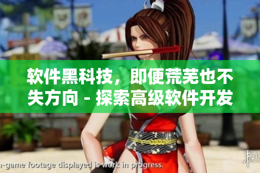 軟件黑科技，即便荒蕪也不失方向 - 探索高級軟件開發(fā)技巧，應(yīng)對業(yè)界挑戰(zhàn)